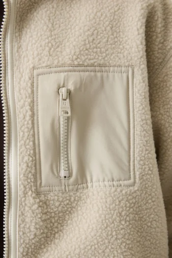 Fleece Jacke mit Brusttasche 7 Fleece Jacke mit Brusttasche