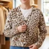Cardigan mit Leo-Jacquardmuster 8 Cardigan mit Leo-Jacquardmuster