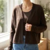 Leichter Strickcardigan im Relaxed Fit 9 Leichter Strickcardigan im Relaxed Fit