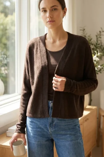 Leichter Strickcardigan im Relaxed Fit