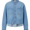 Cardigan mit Leo-Jacquardmuster 19 53Y4 blau
