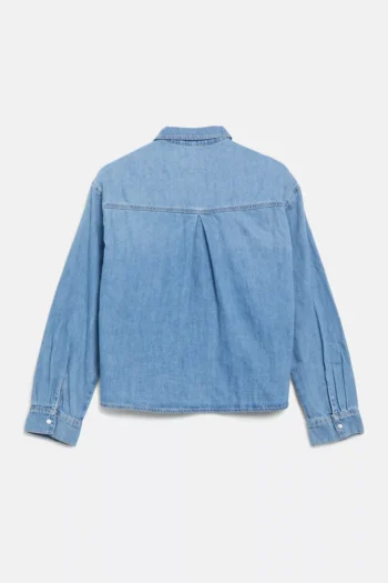 Verkürzte Denim-Bluse von S.Oliver 9 Verkürzte Denim-Bluse von S.Oliver – Bild 5