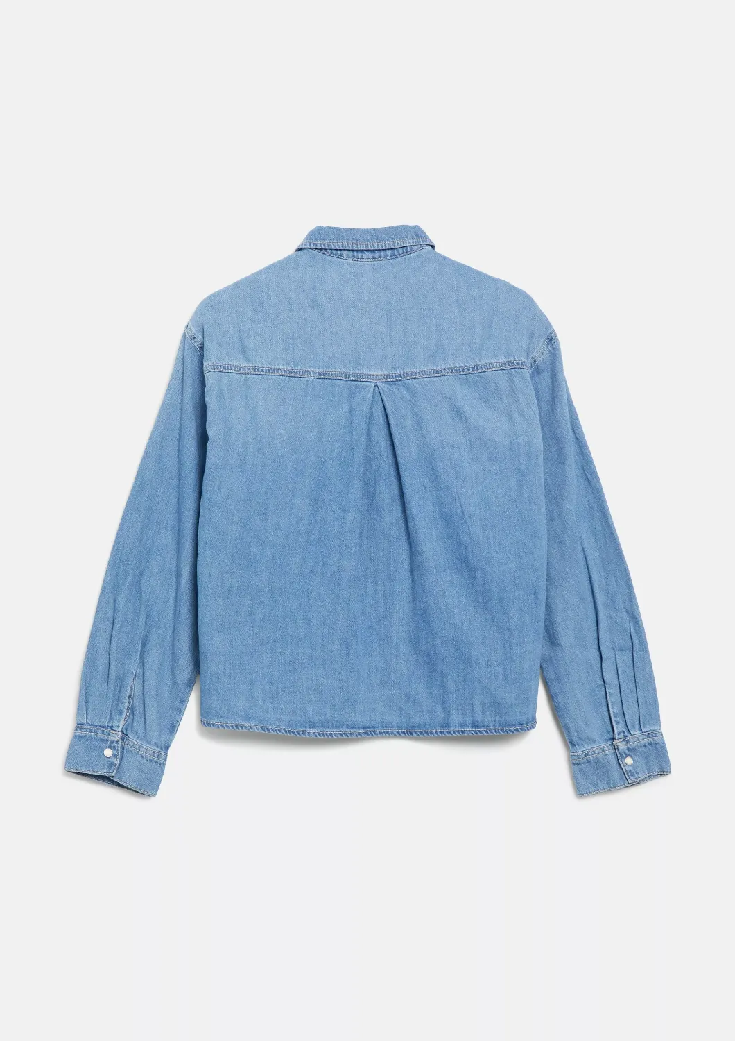 Verkürzte Denim-Bluse von S.Oliver 5 Verkürzte Denim-Bluse von S.Oliver – Bild 5