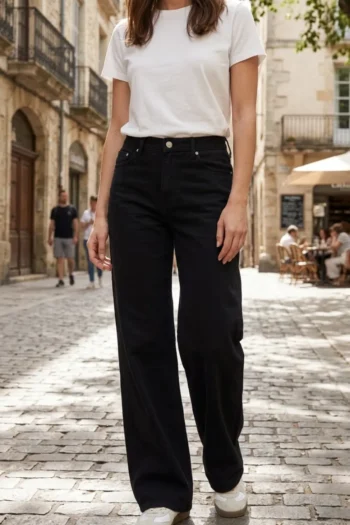 Verkürzte Denim-Bluse von S.Oliver 38 Alternative view of Wide Leg Denim Suri von S.Oliver