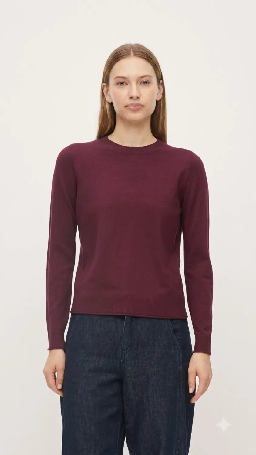 Regular Fit Pullover mit Rollkanten am Saum 3 Regular Fit Pullover mit Rollkanten am Saum – Bild 3