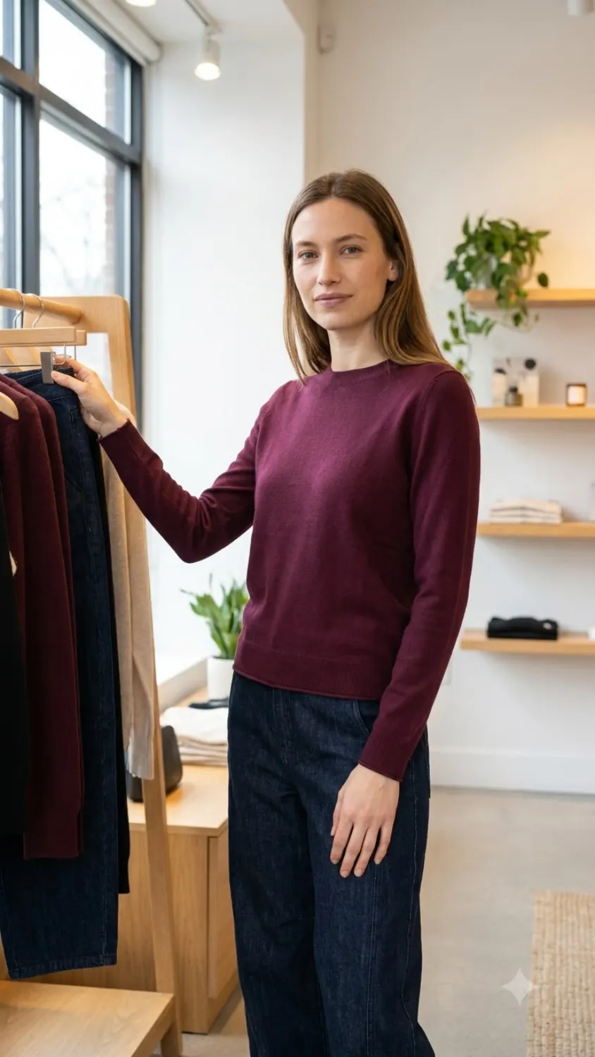 Regular Fit Pullover mit Rollkanten am Saum 4 Regular Fit Pullover mit Rollkanten am Saum – Bild 4