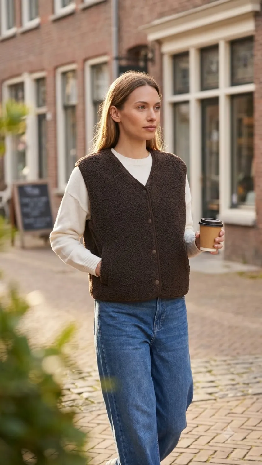 S.Oliver Teddy-Weste im Relaxed Fit 1 S.Oliver Teddy-Weste im Relaxed Fit