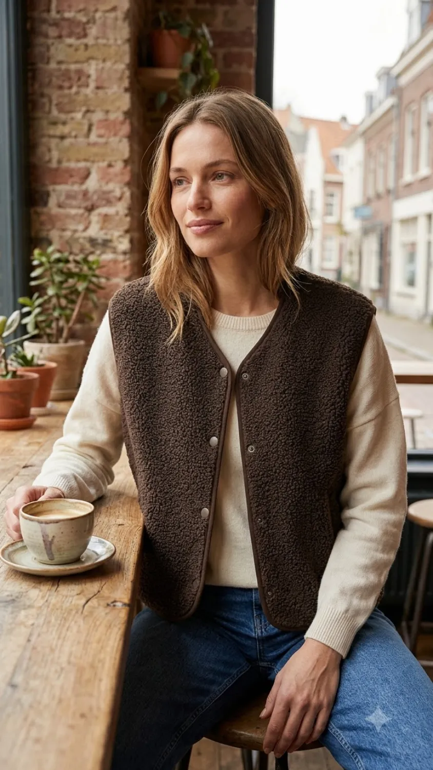 S.Oliver Teddy-Weste im Relaxed Fit 3 S.Oliver Teddy-Weste im Relaxed Fit