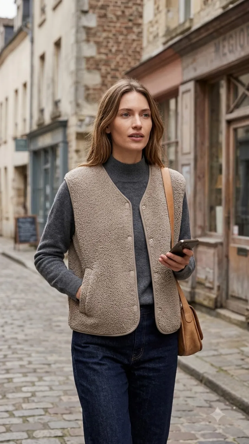 S.Oliver Teddy-Weste im Relaxed Fit 4 S.Oliver Teddy-Weste im Relaxed Fit