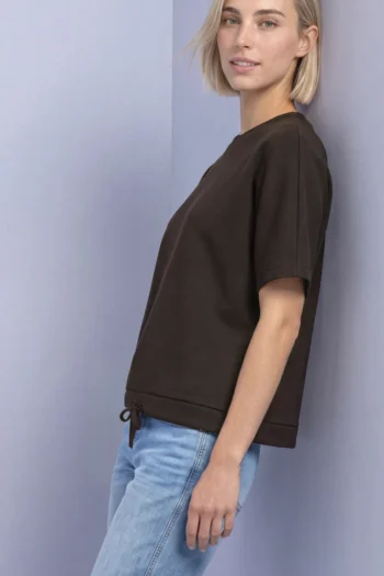 T-Shirt im Silk-Look mit Rundhals 13 T-Shirt mit Rundhals im Silk-Look