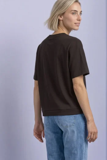 T-Shirt im Silk-Look mit Rundhals 17 T-Shirt im Silk-Look mit Rundhals – Bild 8