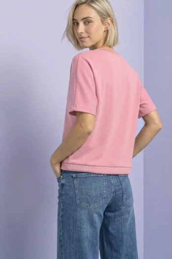 T-Shirt im Silk-Look mit Rundhals 14 T-Shirt im Silk-Look mit Rundhals – Bild 5