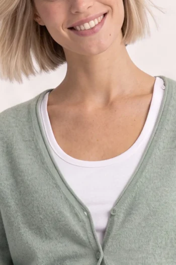 Cardigan mit V-Neck und Knopfleiste 29 Cardigan mit V-Neck und Knopfleiste – Bild 14