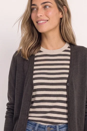 Cardigan mit V-Neck und Knopfleiste 22 Cardigan mit V-Neck und Knopfleiste – Bild 7