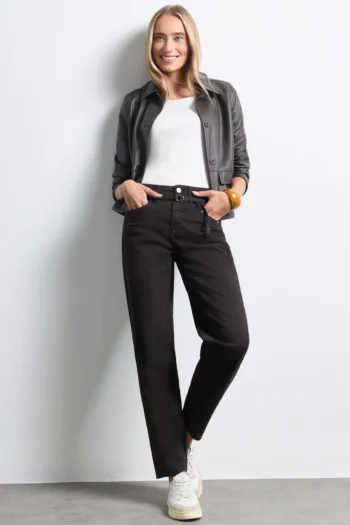 High Waist Barrel Leg Jeans im Loose Fit 6 High Waist Barrel Leg Jeans im Loose Fit – Bild 3
