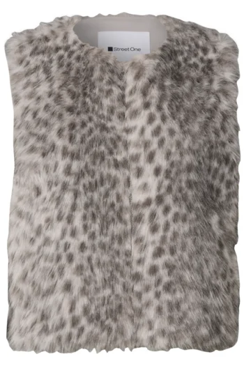 Fake-Fur Weste mit Zipper und Taschen 7 Fake-Fur Weste mit Zipper und Taschen – Bild 4