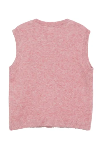 Kuschelige Strickweste mit Stickerei 7 Strickjacke