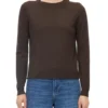 Cardigan mit Leo-Jacquardmuster 23 8944 braun