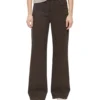 Verkürzte Denim-Bluse von S.Oliver 40 89Z8 braun