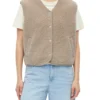 Cardigan mit Leo-Jacquardmuster 27 9625 braun